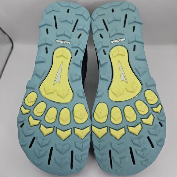 Altra Lone Peak 5 Green Blue Yellow Womens 7.5 W Hiking Trail Shoes Sneakers - Picture 11 of 12
